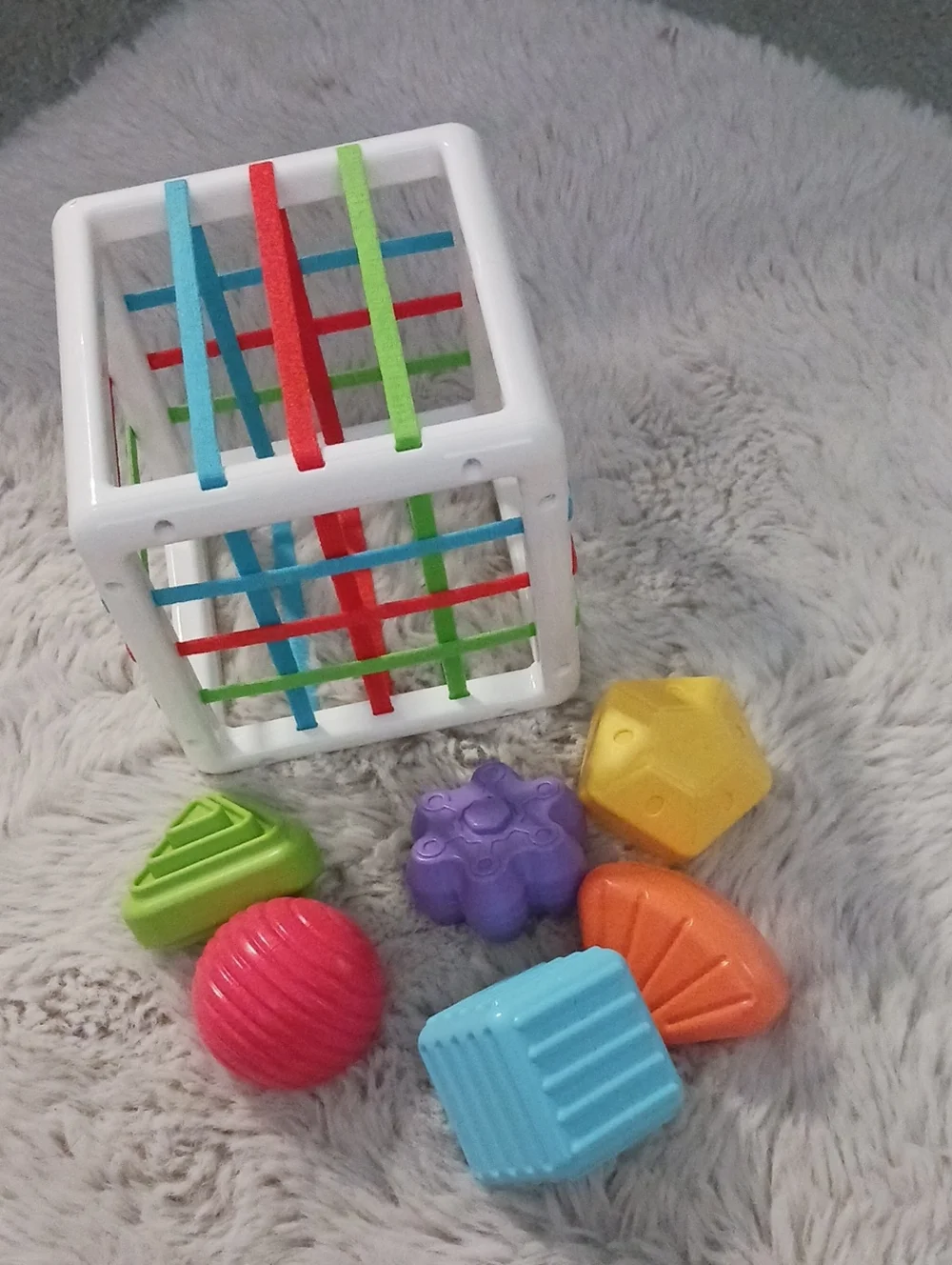 Shape Sorting Baby Toy - Multicolor Cube for Kids